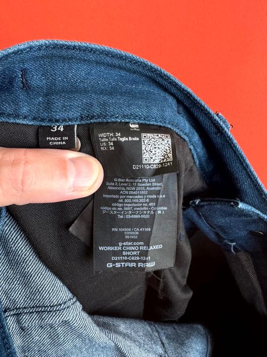 G-Star Raw Оригінал чоловічі джинсові шорти розмір 34 36