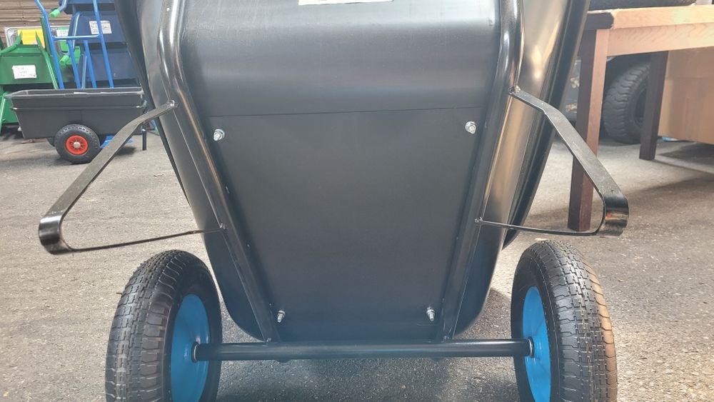 Polski Wózek Paszowy Japonka Taczka dwukołówka 350L, koła wzmocnione