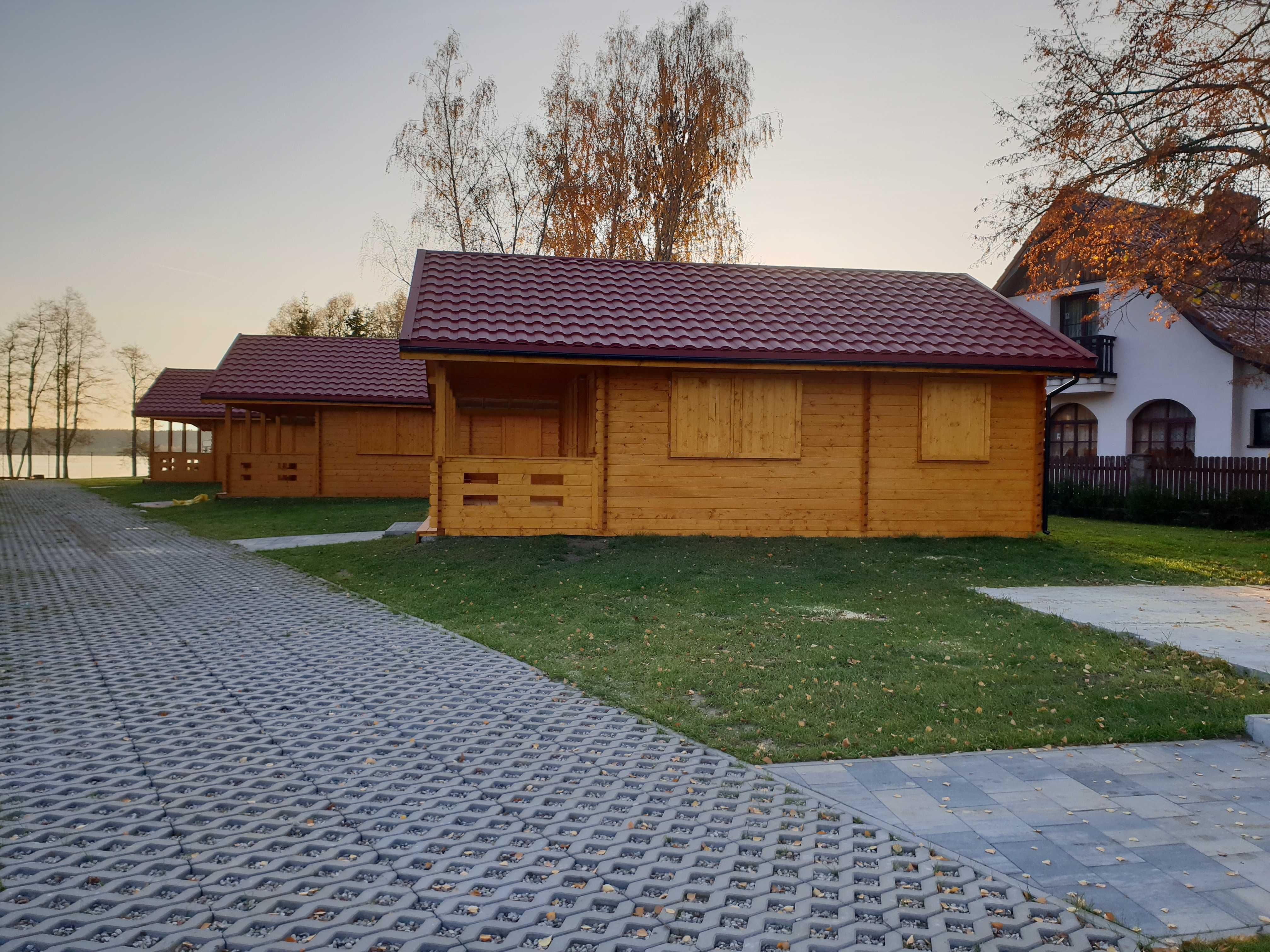 DREWNIANY Domek Letniskowy Całoroczny SARA 46 + 22 M2