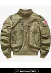 Винтажный бомбер МА-1, asian 4XL 56-58), непромокаемый, мега удобный