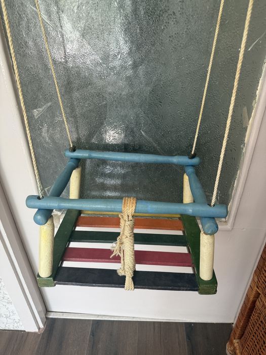 Гойдалка дитяча на мотузках