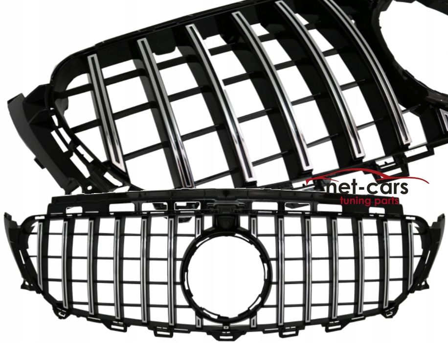 Grill MERCEDES W213 S213 C238 GT-R PANAMERICANA AMG Czarny chrom