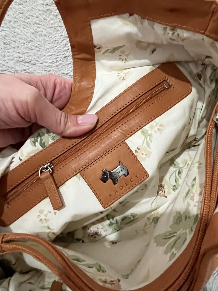 Radley London torba do reki camel kamelowa