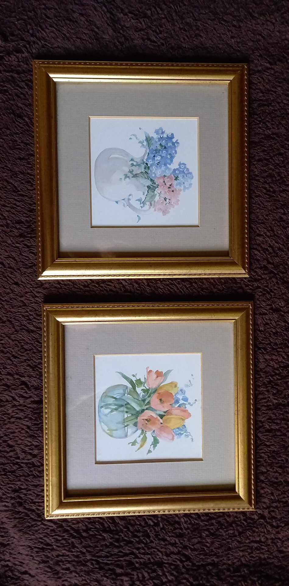 Komplet obrazków z kwiatami