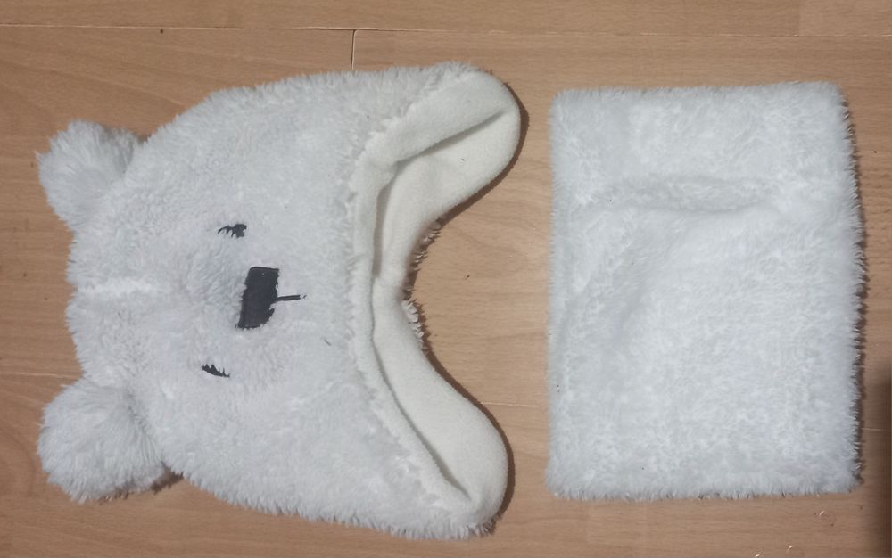 Шапка дитяча на зиму з хомутом