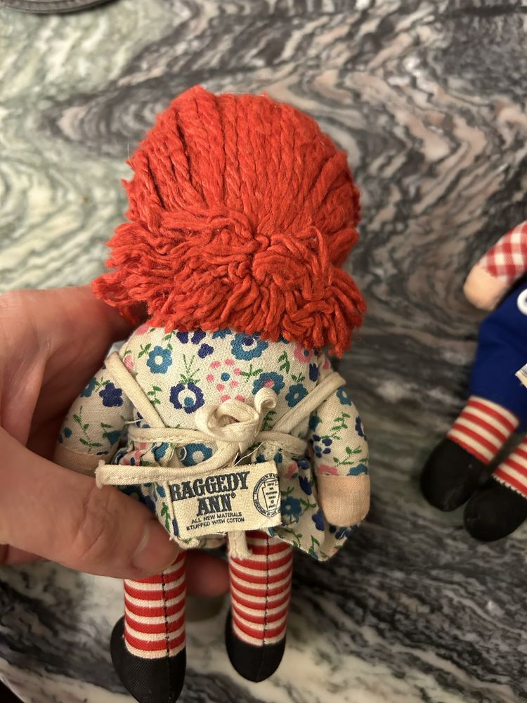 Knickerbocker  Raggedy Andy & Raggedy Ann lalki kolekcjonerskie