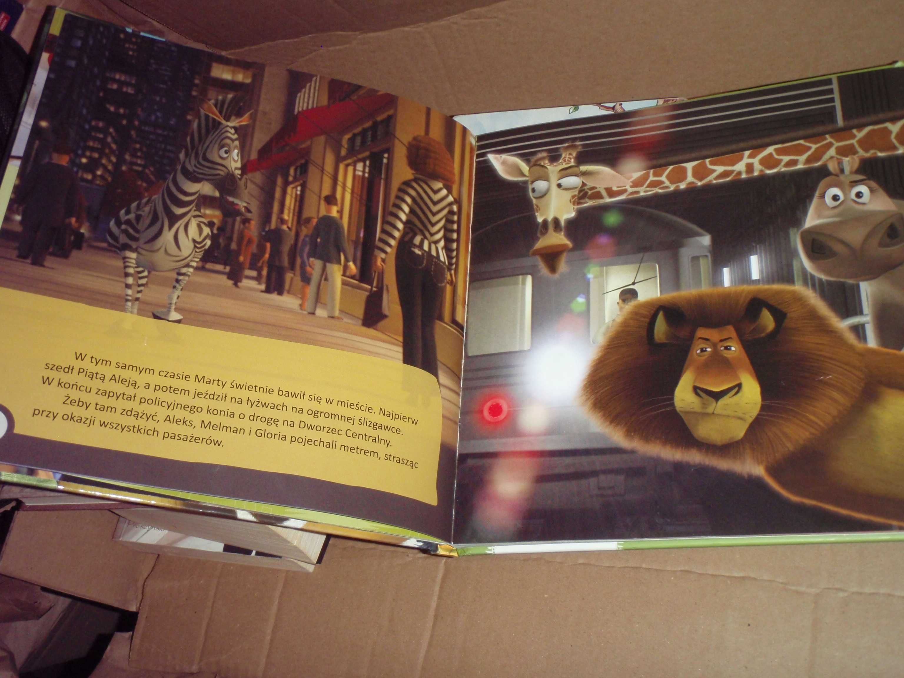 MADAGASKAR - film na DVD + książka - super zestaw