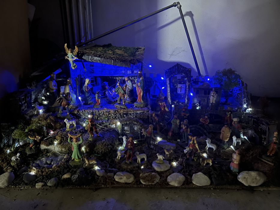 Presepio com luzes