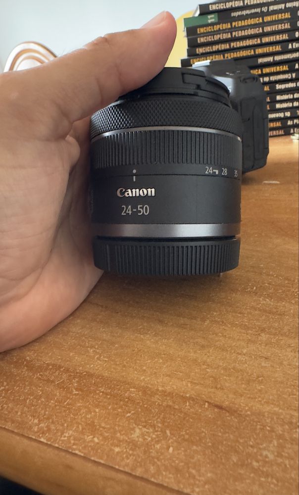 Canon EOS R8 + RF 24 - 70 f2.8 L + RF 24 - 50 + Weebill 3S + 2 bateria