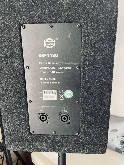 3 Colunas Show Passivas e amplificador 480W 2 tops 240W + 1 grave 600W