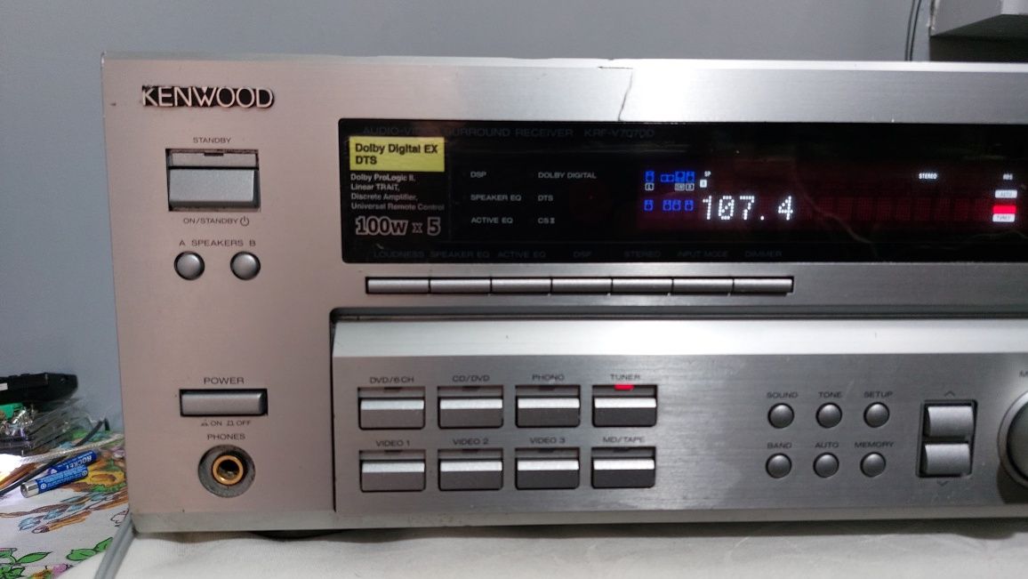 Kenwood krf v7070D ресивер 5*110 ват