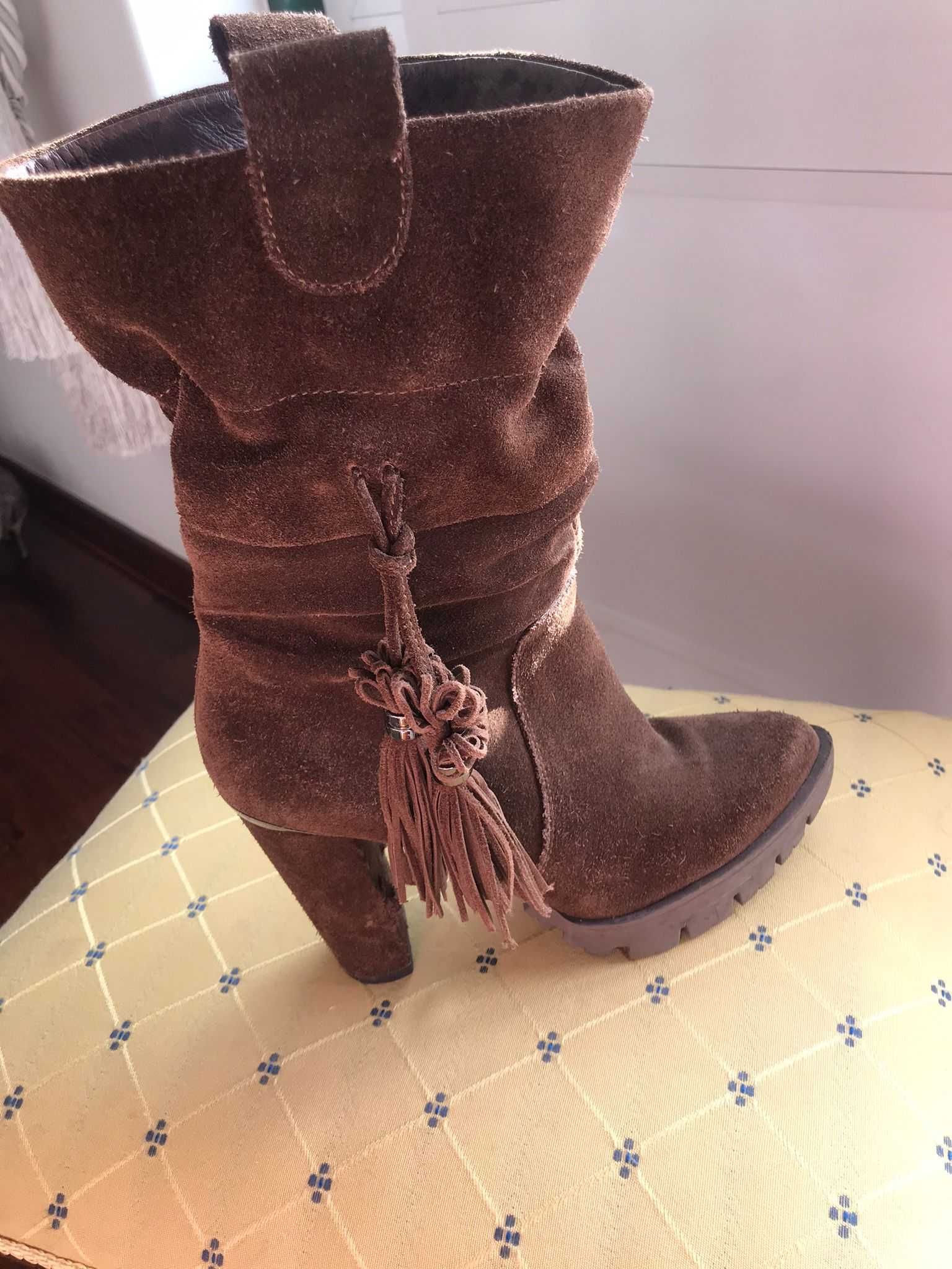 Botas western castanhas alma en pena