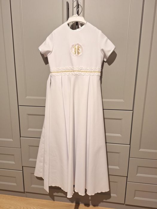 Alba Sukienka komunijna 134-140 z torebka i bolerkiem