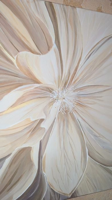 Інтер'єрна картина на холсті , квітка, акрил, 40 на 50