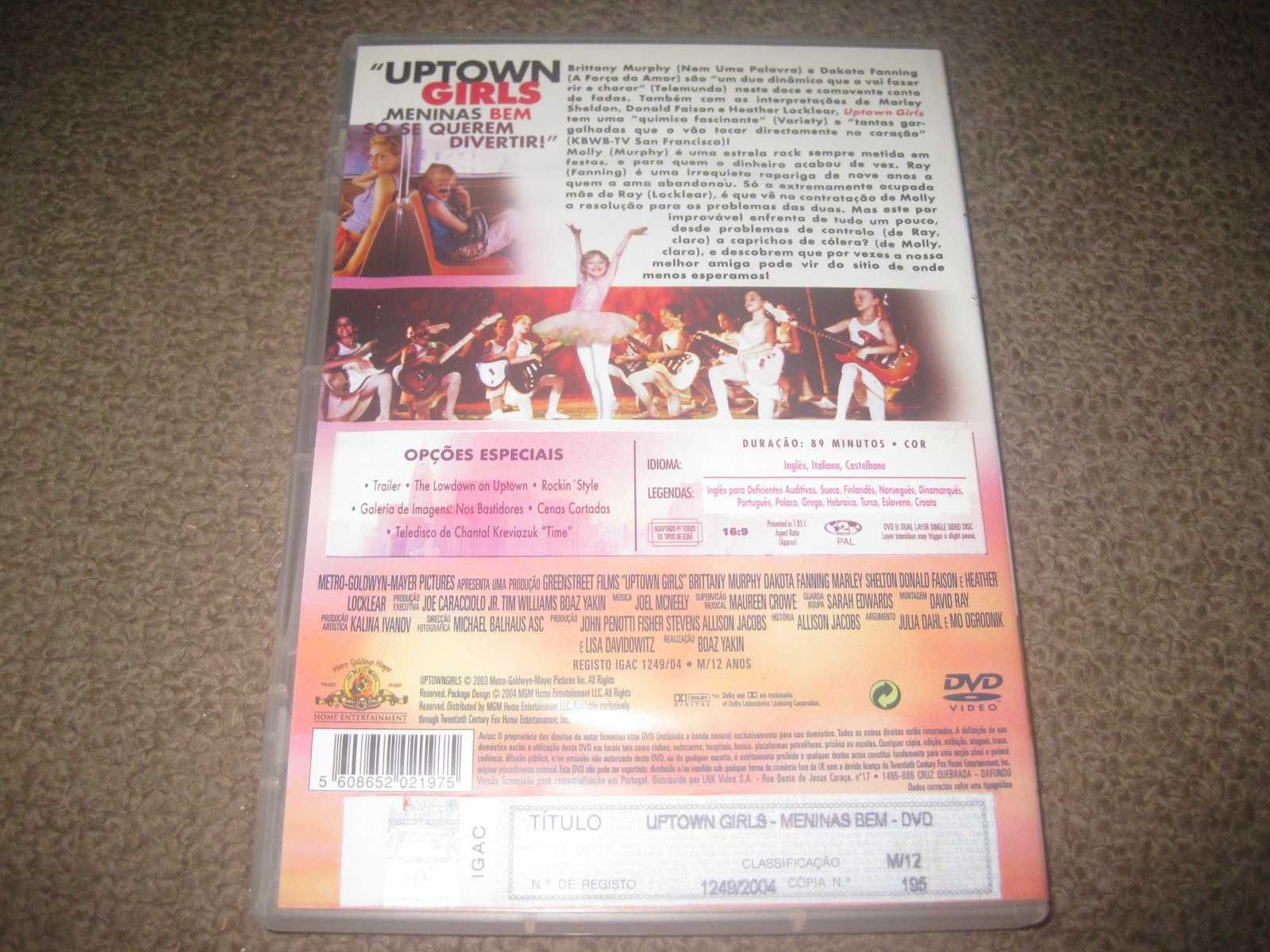 DVD "Uptown Girls - Meninas Bem" com Brittany Murphy