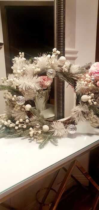 Przepiękny Duży Wieniec Home&You  45cm