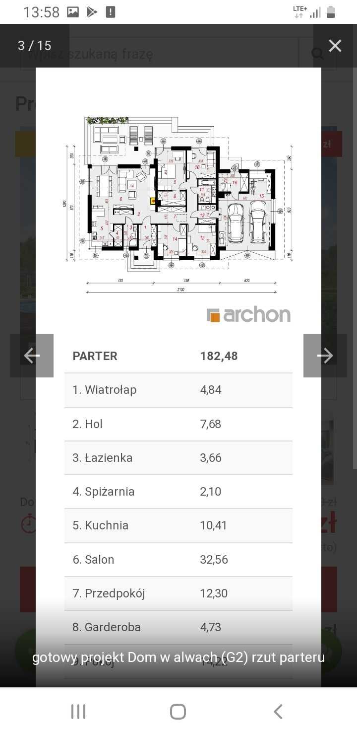 Projekt  domu Archon parterowy Dom w Alwach