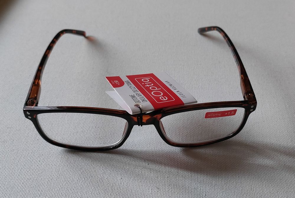 Nowe Okulary do czytania +1,5 + etui