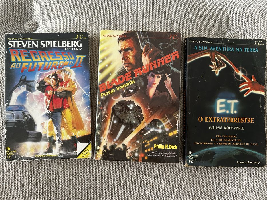 Livro Regresso ao Futuro II, Blade Runner e E.T. Anos 80