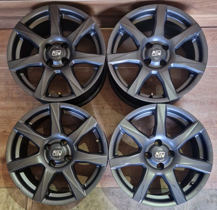 R16 4x100 диски MSW VW Honda Mazda Opel Nissan Renault Skoda
