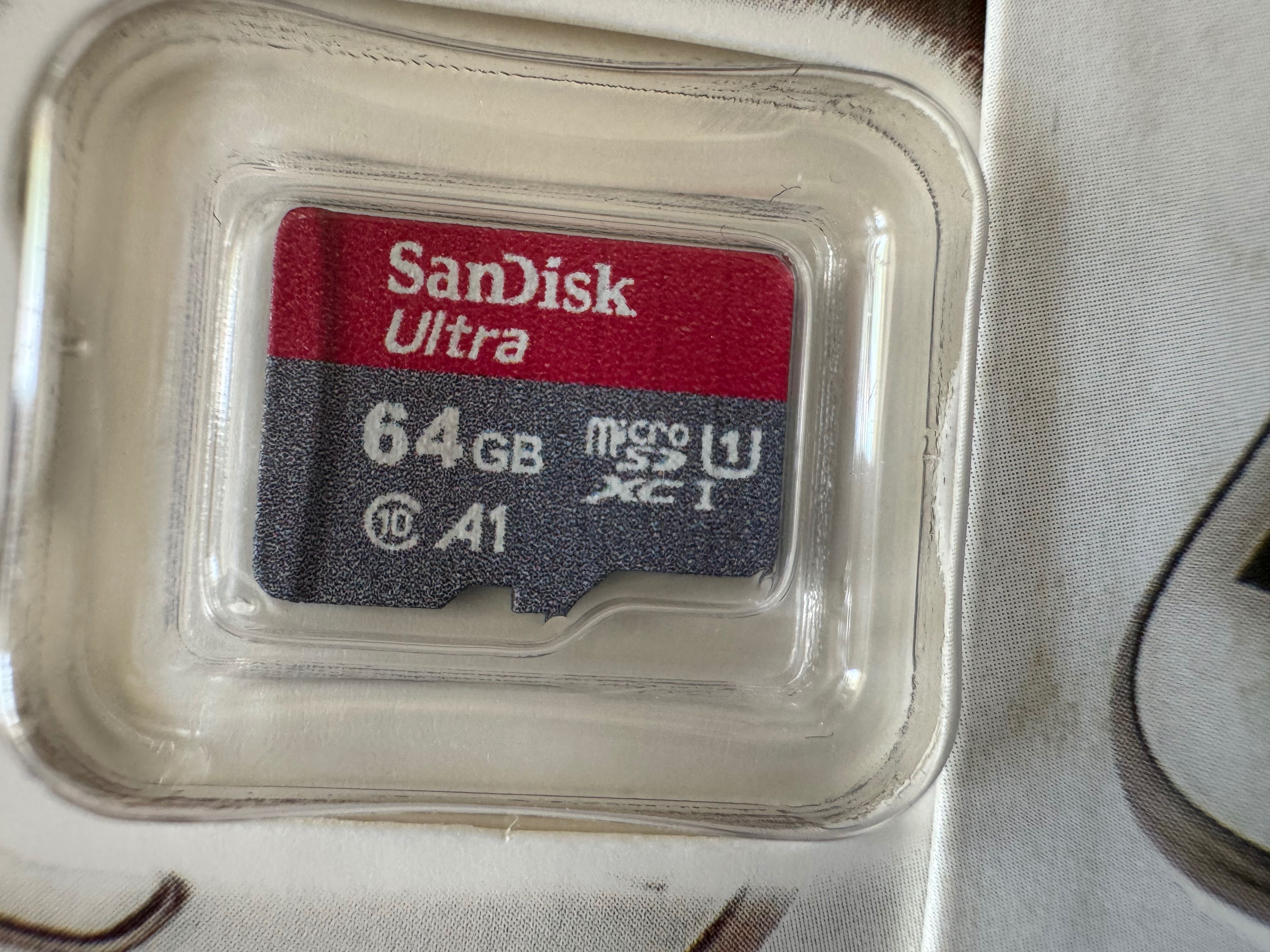 Карта памʼяті MicroSd SanDisk 64GB