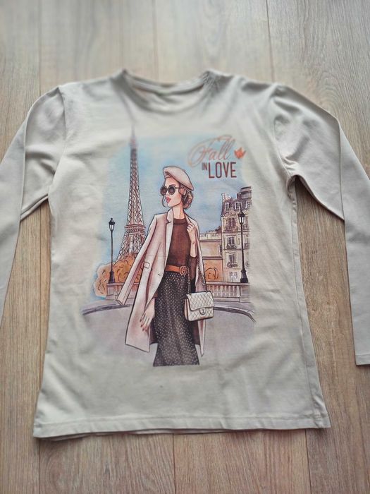 BLUZKA _ 4 szt__ jak NOWE __ 146 /152
