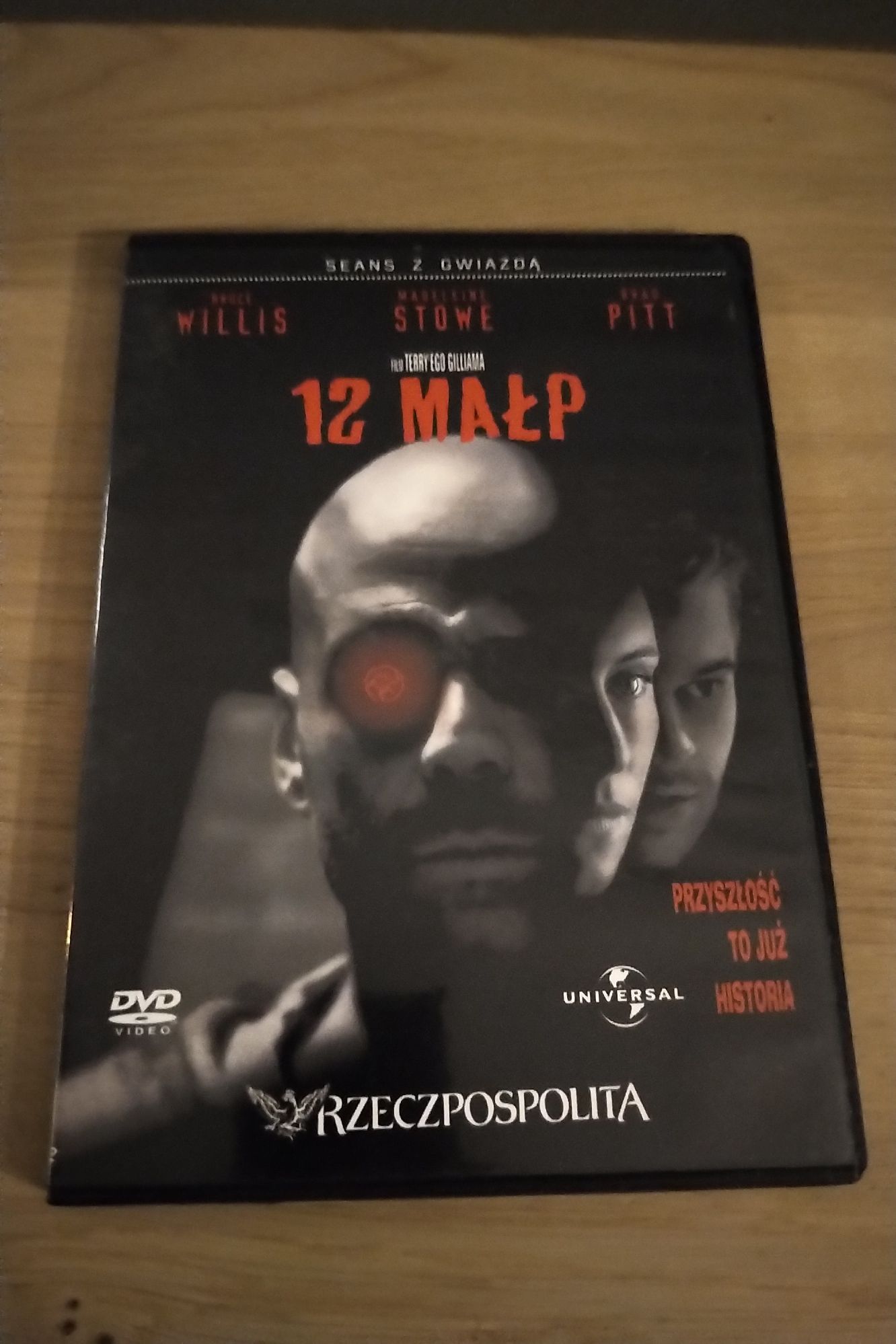 12 małp Terry Gilliam Bruce Willis plyta dvd film