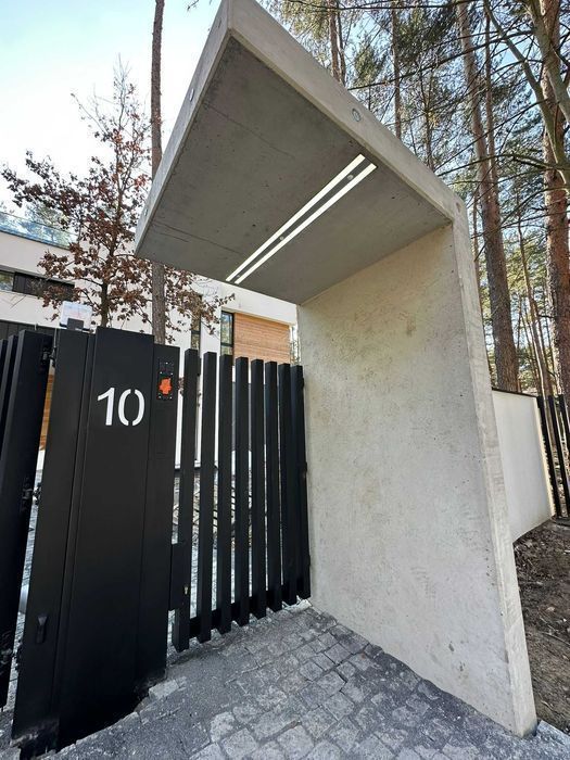 Ogrodzenie grzebieniowe PREMIUM nowoczesne profile palisada pionowa