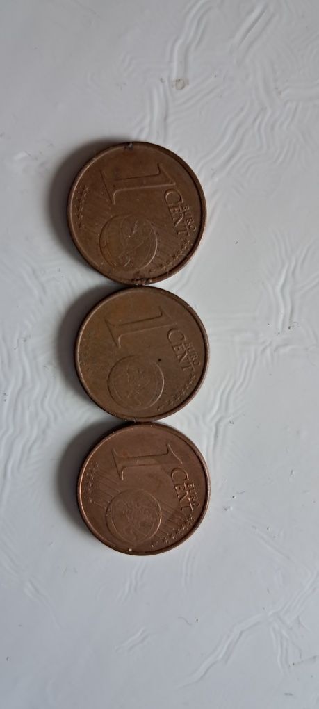 Монеты 1 евро цент euro cent