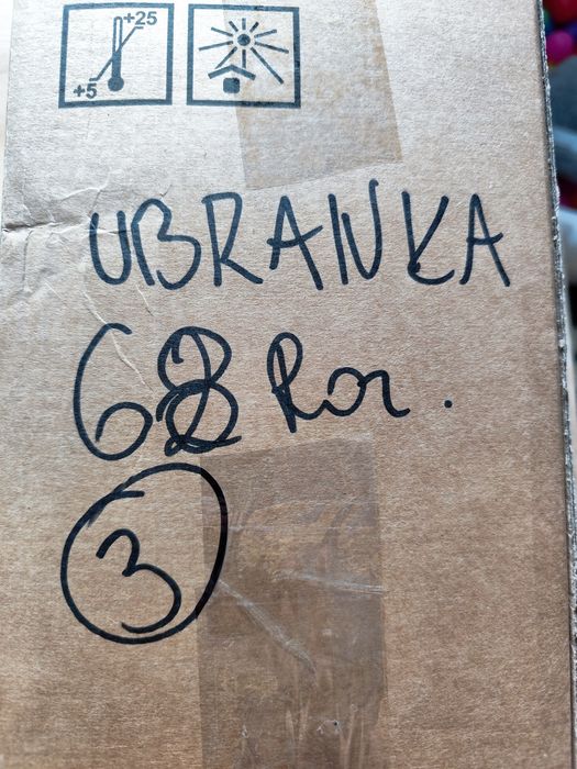 Zestaw ubranek dziecięcych w rozmiarze 68 - mega paka