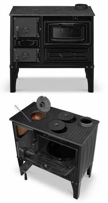 Kuchnia węglowa westfalka na drewno SIGMA 304 emaliowana koza