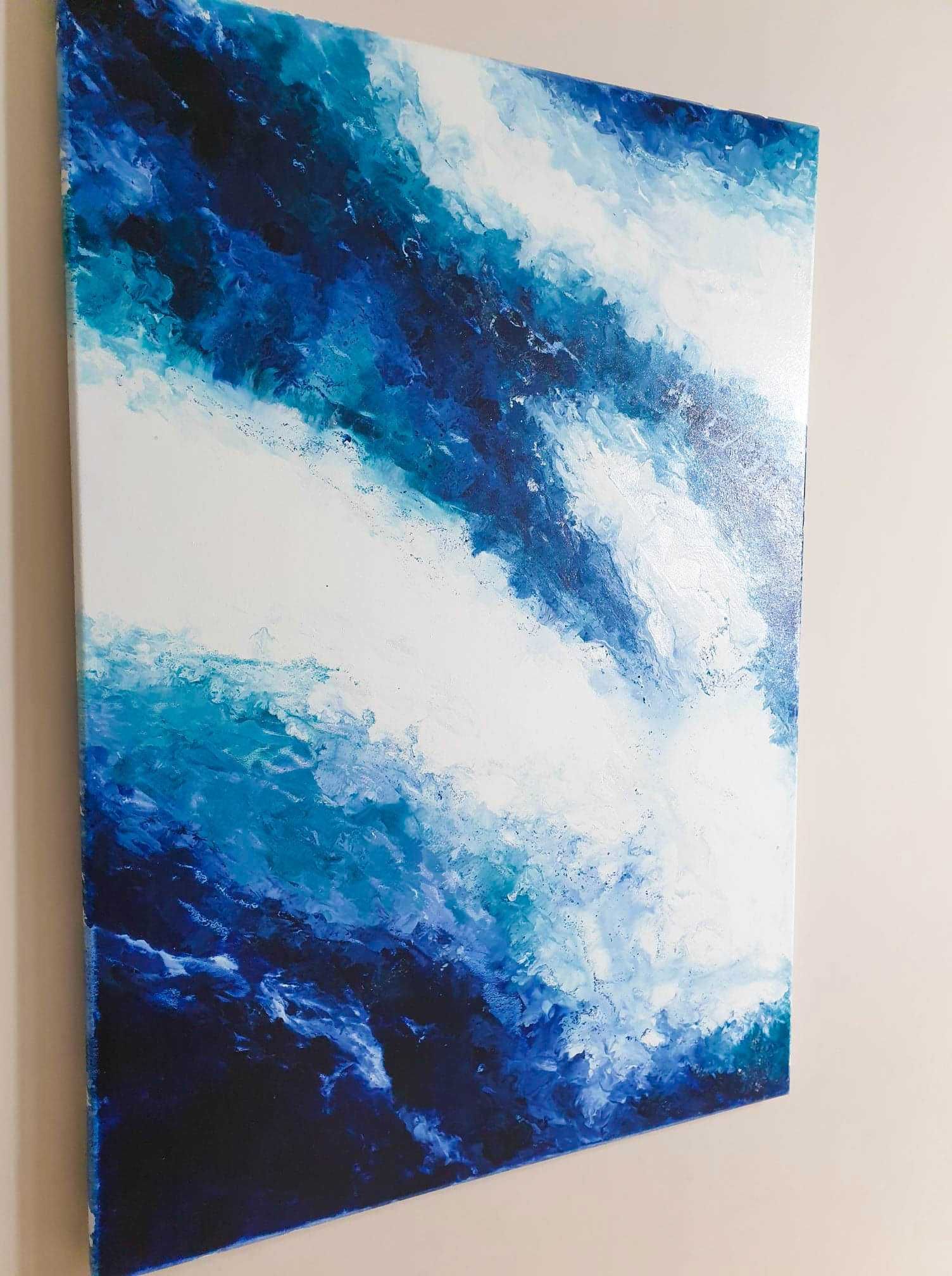 Obraz błękitna laguna 70cm x 100cm