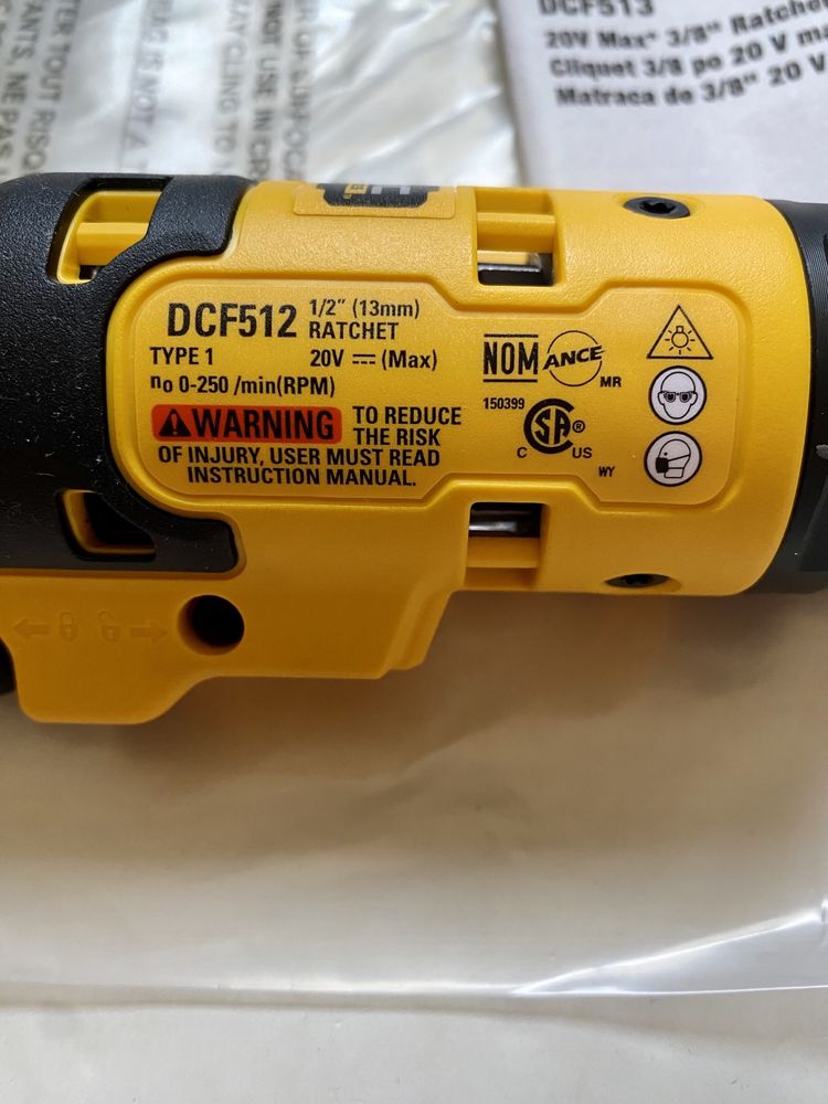 DEWALT DCF512 угловой гайковерт - трещетка