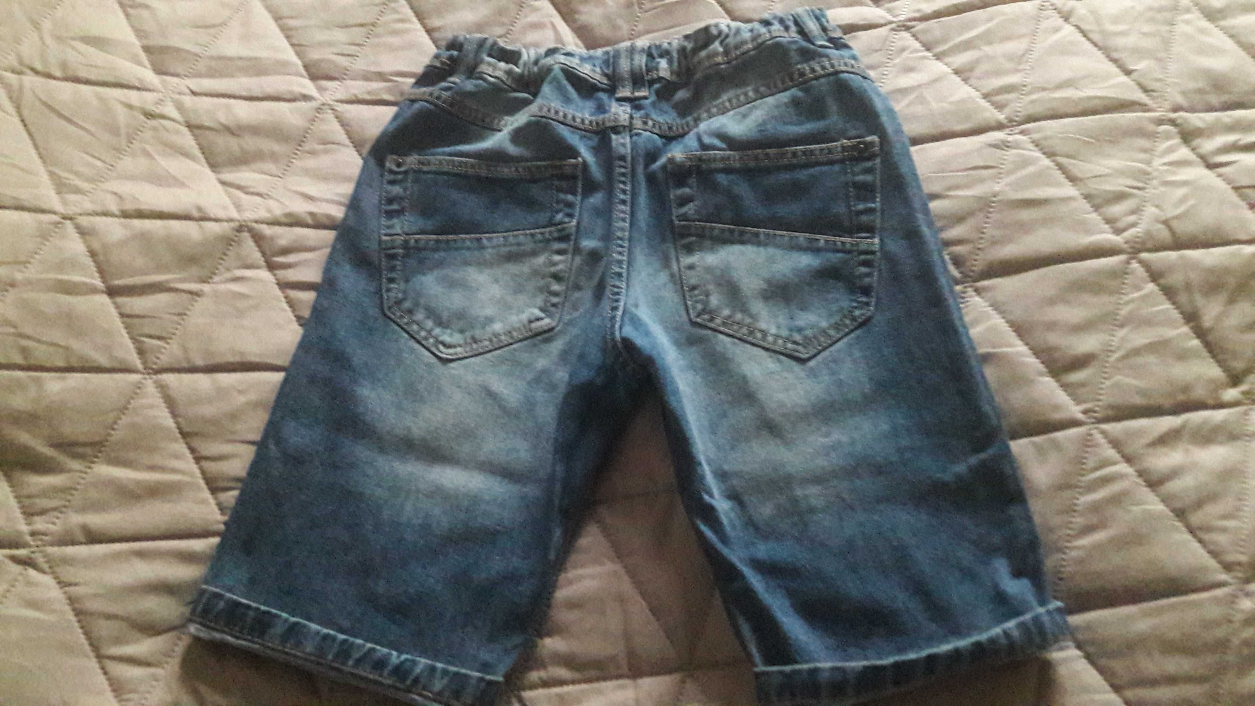 Spodenki jeansowe chłopięce rozmiar 152