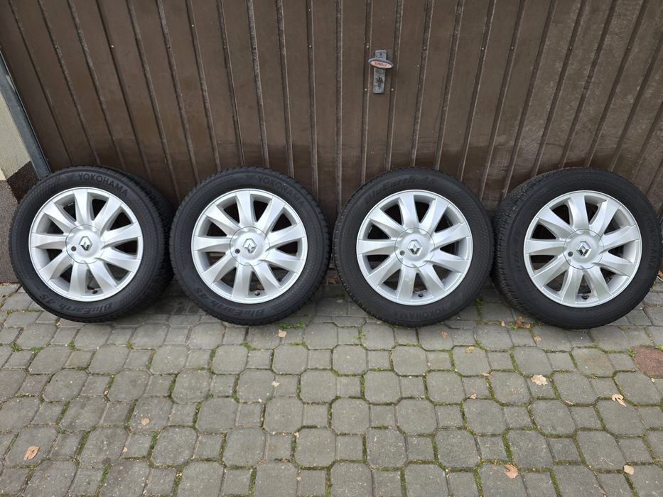 Felgi z oponami 205/55R16 Renault Megane 4x100 Scenic Kangoo Clio
