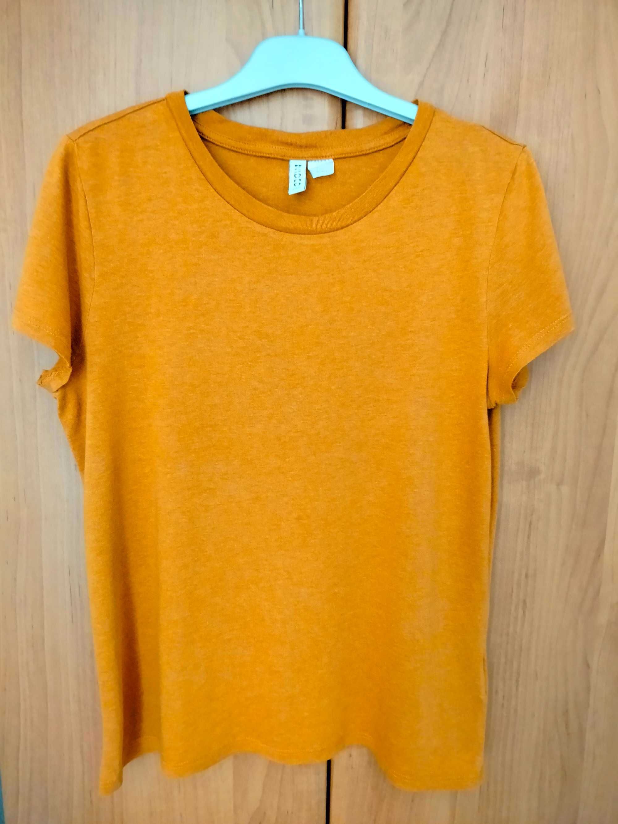 Koszulka dziewczęca T-shirt Top S/M/164 zestaw 5 szt