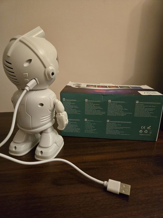 Нічник- проектор Robot XL-737 Bluetooth (білий)