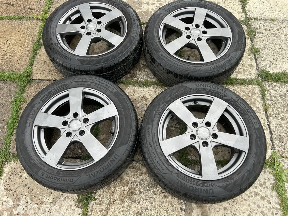 Jak Nowe Alufelgi Opel 16 5x110 astra zafira Opony Uniroyal 7-8mm 2021