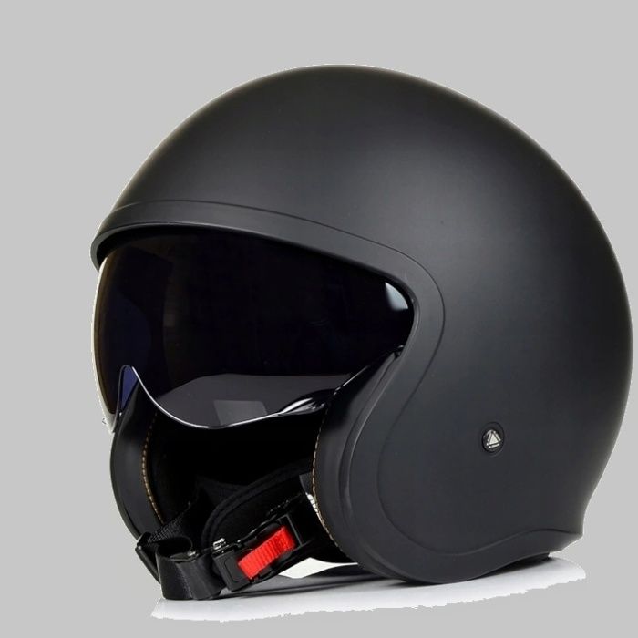 Nowy Kask LS2 SPITFIRE Black Biały Otwarty CHOPPER