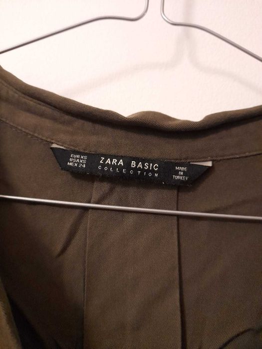 Vestido castanho, Zara, XS/34