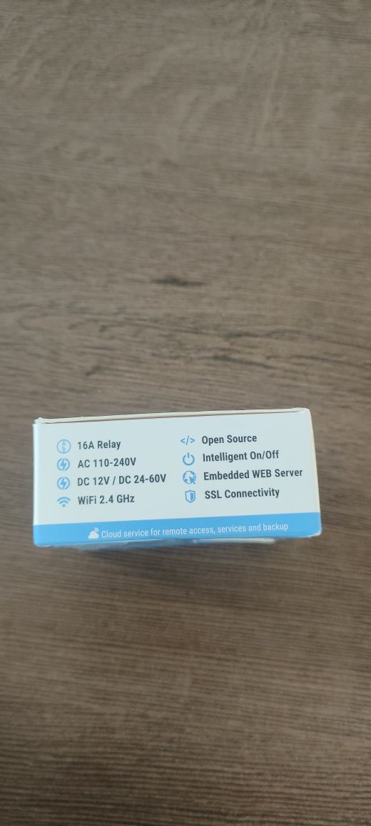 Przełącznik Shelly 1 -12-60V/230V - WiFI - SMART H