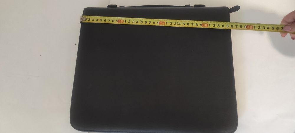 Teczka, aktówka A4 ECOSKÓRA CZARNA