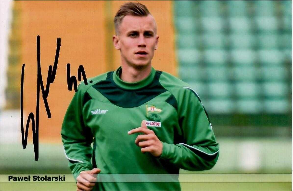 Autograf Paweł Stolarski - Legia, Lechia, Pogoń, Ekstraklasa
