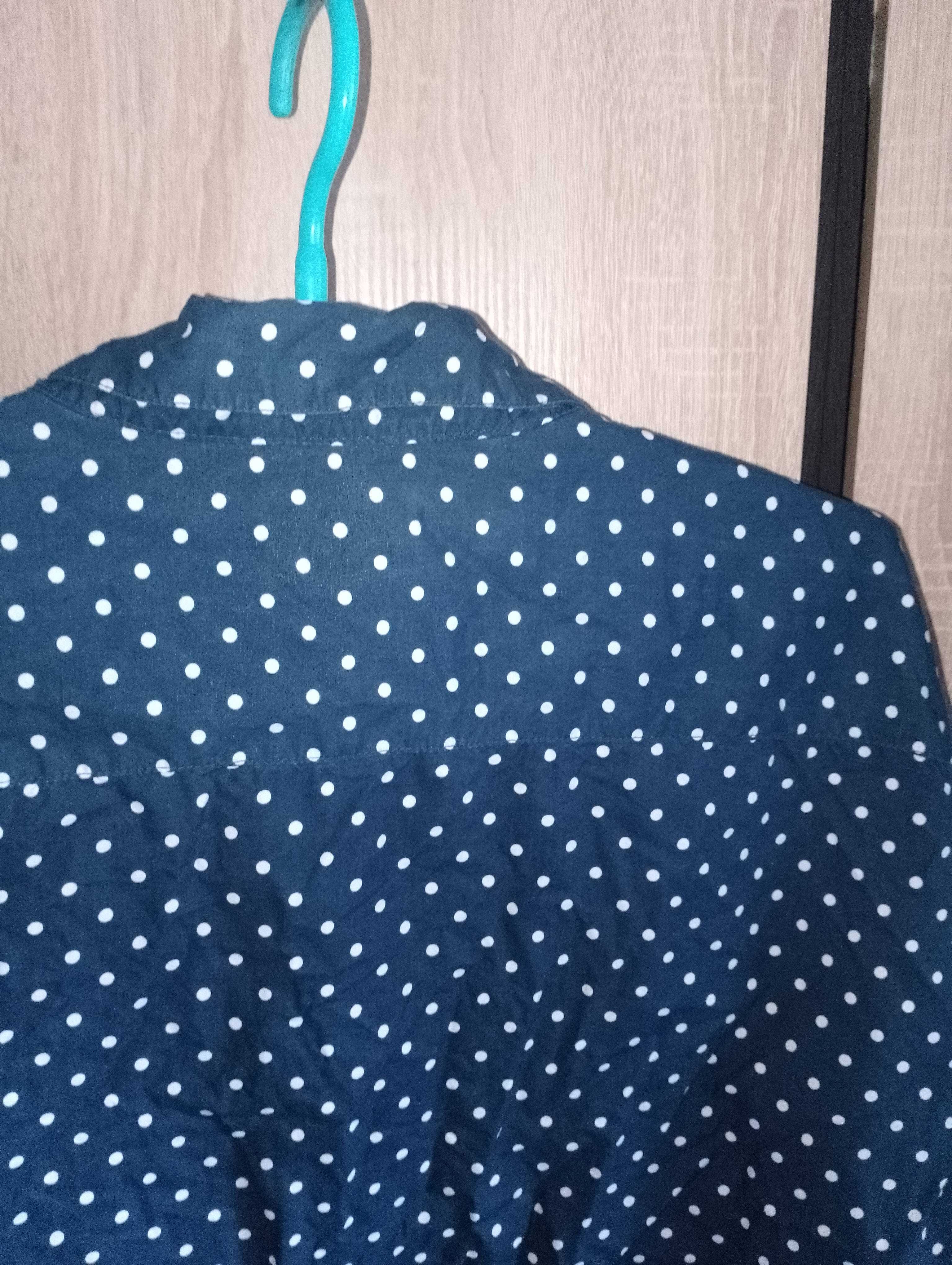 Koszula męska H&M w kropki r. XL retro styl