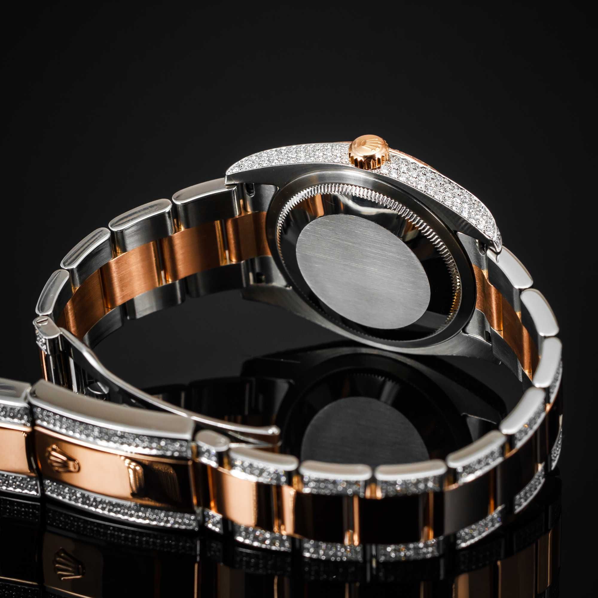 Diamentowy Rolex Datejust 36 różowe złoto