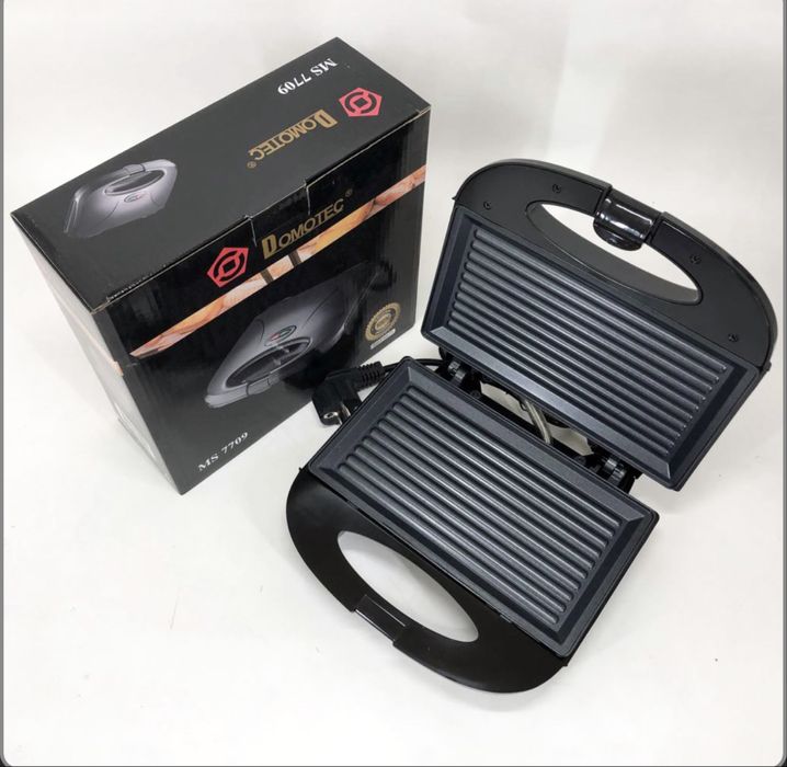 Гриль бутербродниця сендвічниця DOMOTEC