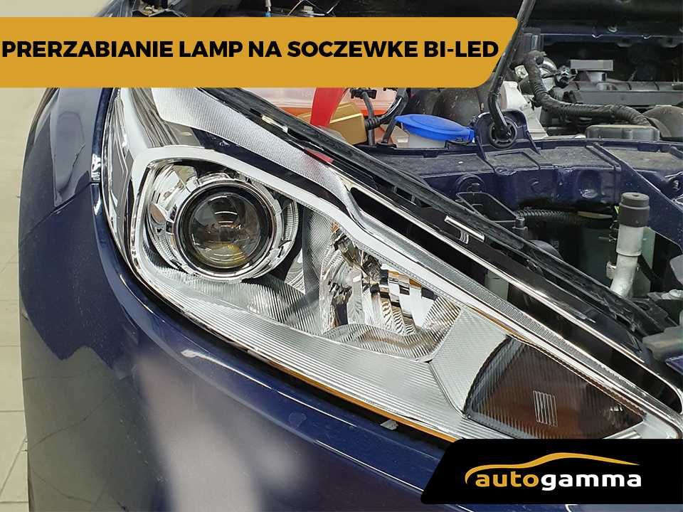 Montaż soczewek BiLED i Laser do lamp oraz Regeneracja Reflektorów