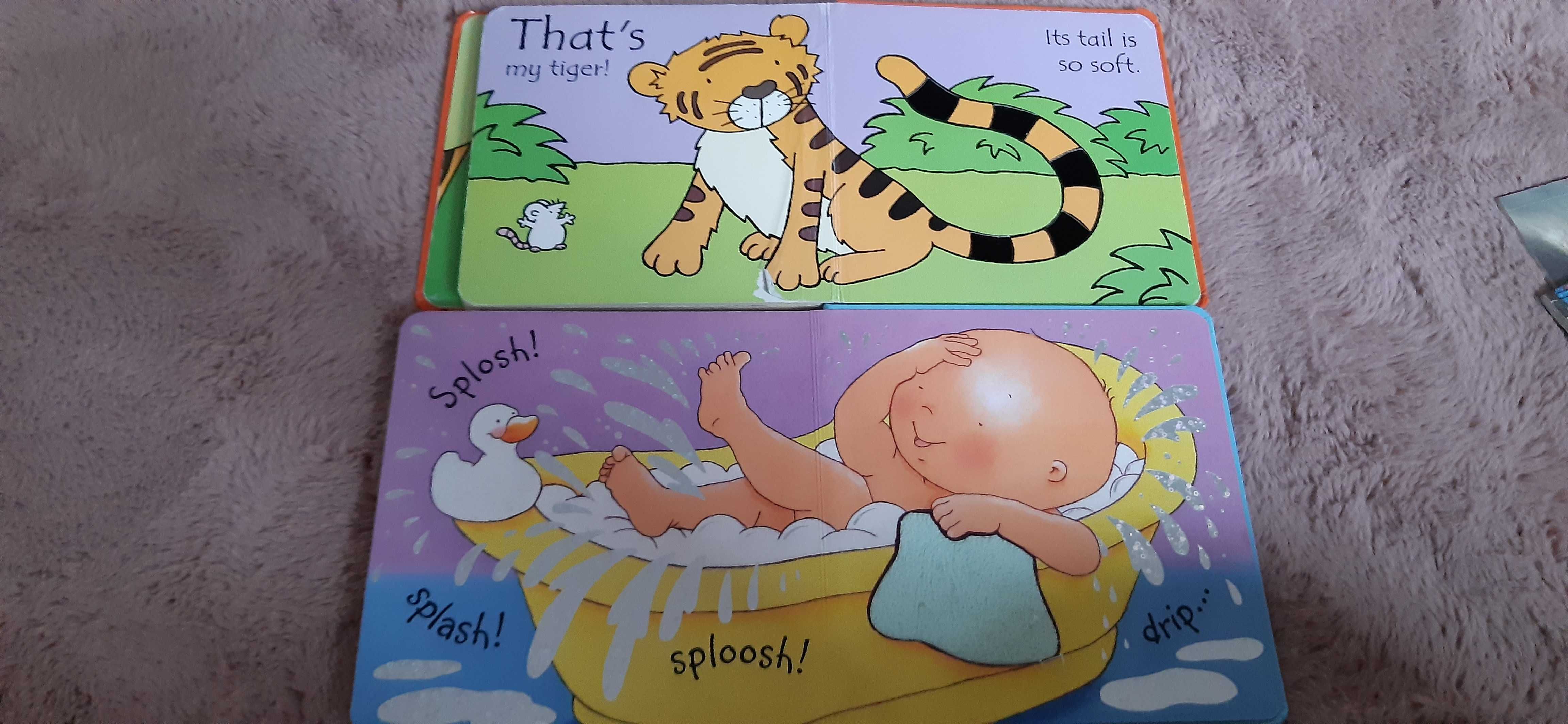 4 Książeczki po angielsku sensoryczne