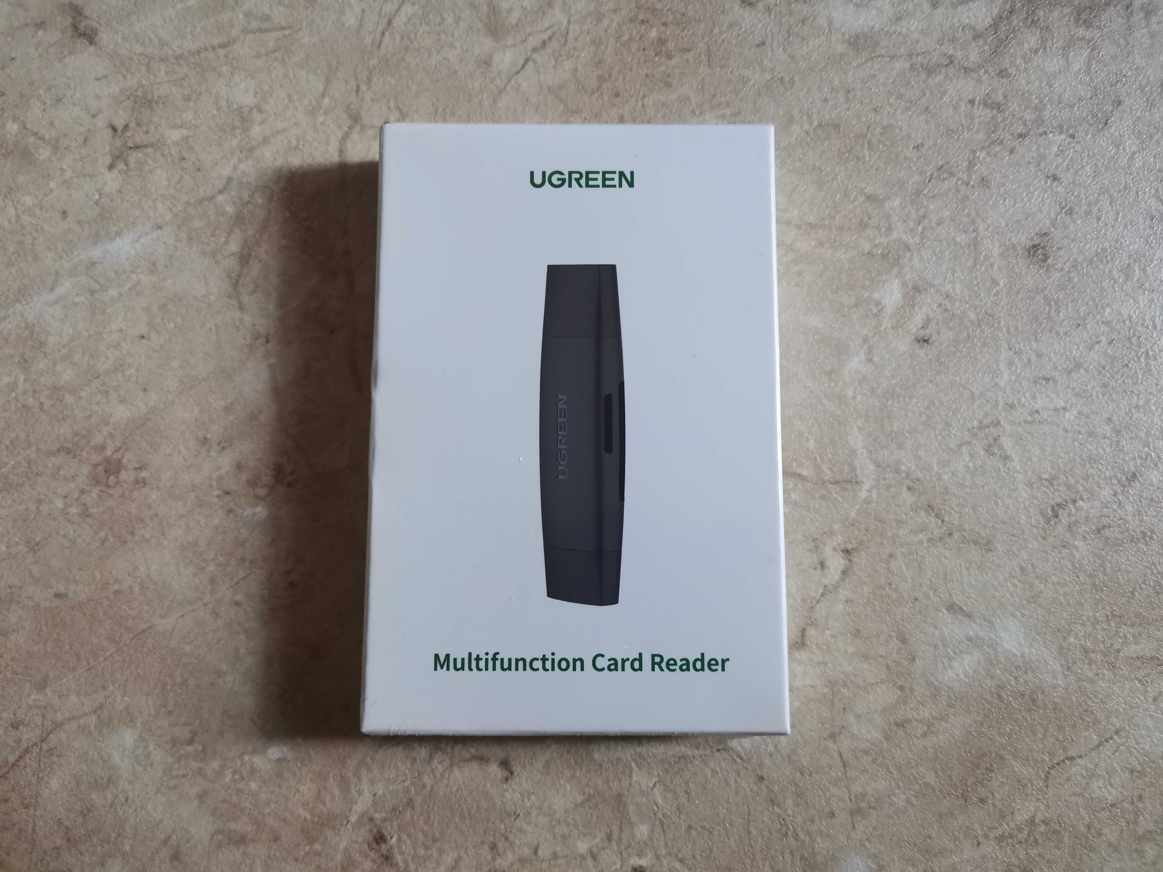 Ugreen CM304 2 в 1 картридер USB 3.0 + type-c для карт SD и microSD