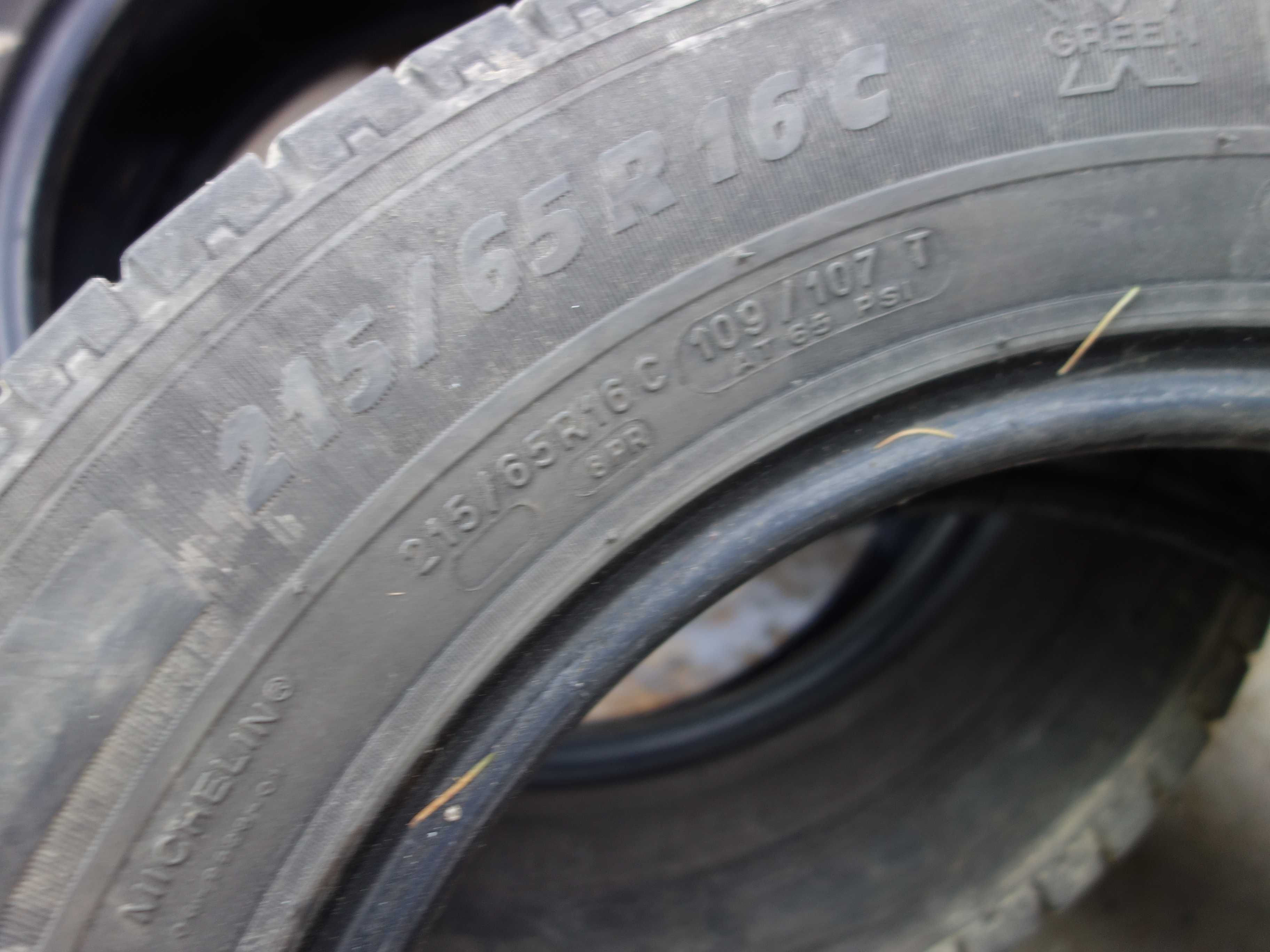 Opony 215/65/16C MICHELIN 4 Sztuki Lato